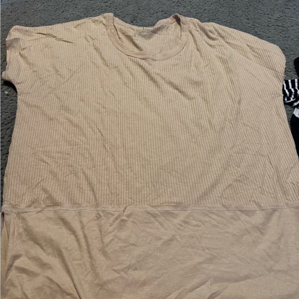 American Eagle Outfitters Light Brown Tee